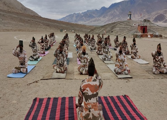 ITBP Personnels Yoga Day- ANI